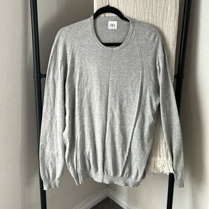 Zara Men’s Sz XL pullover grey excellent condition